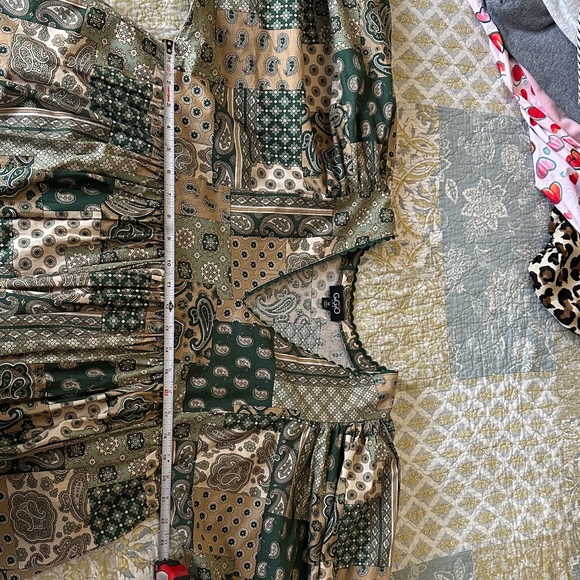 Gigio Bohemian Patchwork-Look Dress - Picture 11 of 14